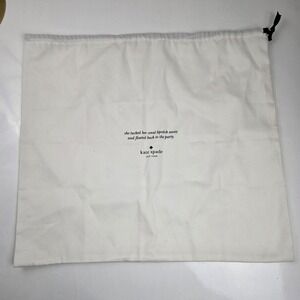 KATE SPADE New York Logo‎ Cloth Dust Bag 19.5" x 17" For Large Purse
